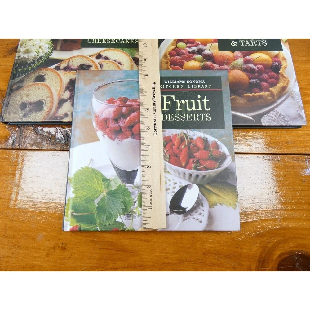 VTG Williams Sonoma Kitchen Library Cookbooks 5 Lot Baking-Desserts Time Life